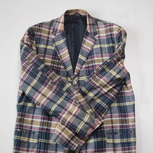 Load image into Gallery viewer, 1960's "COLLEGE TOWN CLOTHES" MADRAS COTTON 3 BUTTON JACKET (MEDIUM)