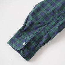 Load image into Gallery viewer, 1980's "LLBEAN" BLACK WATCH BD SHIRT (LARGE)