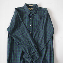 Load image into Gallery viewer, 1980's "LLBEAN" BLACK WATCH BD SHIRT (LARGE)