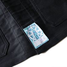 Load image into Gallery viewer, NOS 1950's ~ FRENCH WORK BLACK MOLESKIN JACKET (MEDIUM)