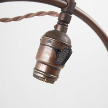画像をギャラリービューアに読み込む, ANTIQUE "FARIES" BRASS C-ARM DESK LAMP