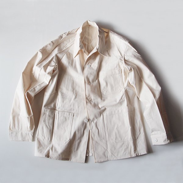 NOS ~ 1950's FRENCH MILITARY HOSPITAL COTTON JACKET (MEDIUM