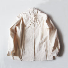 Load image into Gallery viewer, NOS ~ 1950's FRENCH MILITARY HOSPITAL COTTON JACKET (MEDIUM)