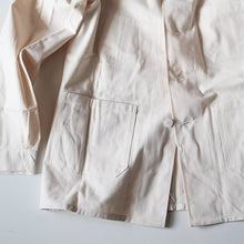 Load image into Gallery viewer, NOS ~ 1950's FRENCH MILITARY HOSPITAL COTTON JACKET (MEDIUM)