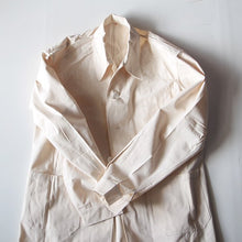 Load image into Gallery viewer, NOS ~ 1950's FRENCH MILITARY HOSPITAL COTTON JACKET (MEDIUM)