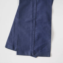 Load image into Gallery viewer, NOS 1950's FRENCH BLUE MOLESKIN WORK PANTS WITH METAL BUTTON (W32)