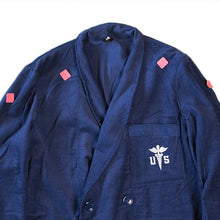 画像をギャラリービューアに読み込む, N.O.S 1950's "U.S.NAVY" HOSPITAL CORDUROY COAT (LARGE)