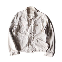 Load image into Gallery viewer, 1960's WESTERN WHITE COTTON TWILL JACKET (MEDIUM) MINT CONDITION