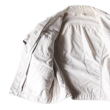 Load image into Gallery viewer, 1960's WESTERN WHITE COTTON TWILL JACKET (MEDIUM) MINT CONDITION