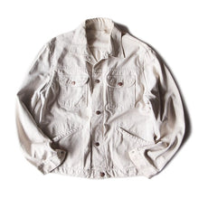 Load image into Gallery viewer, 1960's WESTERN WHITE COTTON TWILL JACKET (MEDIUM) MINT CONDITION
