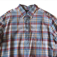 Load image into Gallery viewer, OLD "RALPH LAUREN" MADRAS PULLOVER SHIRT (MEDIUM)