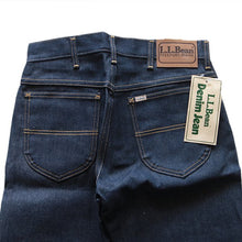 Load image into Gallery viewer, NOS 1970's "LLBEAN" FIVE POCKET DENIM PANTS (W31)