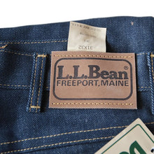 Load image into Gallery viewer, NOS 1970's "LLBEAN" FIVE POCKET DENIM PANTS (W31)