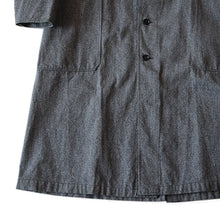 画像をギャラリービューアに読み込む, N.O.S 1940'S〜 FRENCH WORK CHAMBRAY COAT (LARGE)