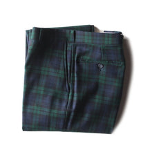 Load image into Gallery viewer, OLD "J-PRESS" BLACK WATCH WOOL PANTS (W35) MINT CONDITION