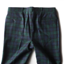 Load image into Gallery viewer, OLD "J-PRESS" BLACK WATCH WOOL PANTS (W35) MINT CONDITION