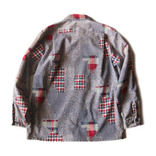 Load image into Gallery viewer, 1950's ~ "DUTCHMAID" CORDUROY HOBO PRINTED BOX SHIRT (15 HALF) MINT CONDITION