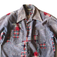 Load image into Gallery viewer, 1950's ~ "DUTCHMAID" CORDUROY HOBO PRINTED BOX SHIRT (15 HALF) MINT CONDITION
