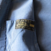 Load image into Gallery viewer, 1950's "LE MONT ST MICHEL" FADED BLUE MOLESKIN JACKET (LARGE)