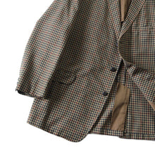 Load image into Gallery viewer, 1960's "TOP O MART" PLAID THREE BUTTON JACKET (LARGE)