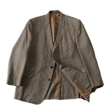 Load image into Gallery viewer, 1960's "TOP O MART" PLAID THREE BUTTON JACKET (LARGE)