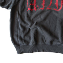 画像をギャラリービューアに読み込む, 1960's FADED BLACK COTTON SWEAT SHIRT (MEDIUM)