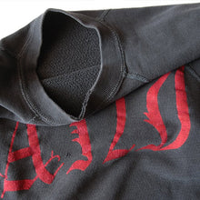 画像をギャラリービューアに読み込む, 1960's FADED BLACK COTTON SWEAT SHIRT (MEDIUM)