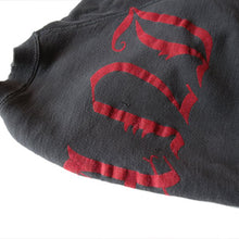 画像をギャラリービューアに読み込む, 1960's FADED BLACK COTTON SWEAT SHIRT (MEDIUM)