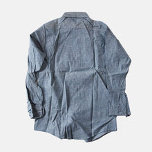 Load image into Gallery viewer, NOS 1960's ~ "BIG MAC" BLUE COTTON CHAMBRAY SHIRT (15 HALF)