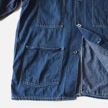 Load image into Gallery viewer, WW2 TWO TONE DENIM WORK JACKET (LARGE)
