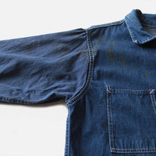 Load image into Gallery viewer, WW2 TWO TONE DENIM WORK JACKET (LARGE)