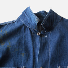 Load image into Gallery viewer, WW2 TWO TONE DENIM WORK JACKET (LARGE)