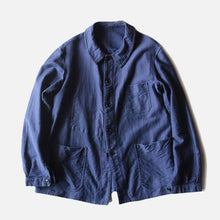 Load image into Gallery viewer, ~ 1940's "LE RETORS" FRENCH MOLE SKIN WORK JACKET WITH V POCKET (MEDIUM) TWO WASH