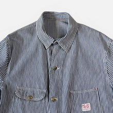 Load image into Gallery viewer, 1940's "TEST" HICKORY STRIPE WORK COVERALL (LARGE) MINT CONDIION