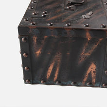 画像をギャラリービューアに読み込む, ANTIQUE JAPANNED STRONG BOX WITH KEY