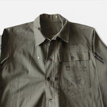 Load image into Gallery viewer, WW2 "USMC" P-44 BACK STENCIL HBT JACKET (MEDIUM)