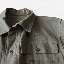 Load image into Gallery viewer, WW2 "USMC" P-44 BACK STENCIL HBT JACKET (MEDIUM)