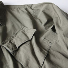 Load image into Gallery viewer, 1968's "USARMY" JUNGLE FATIGUE JACKET RIP STOP (LARGE-LONG) MINT CONDITION