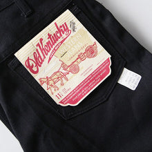 Load image into Gallery viewer, NOS 1960's "OLD KENTUCKY" SLIM TAPARED BLACK TWILL PANTS (W29)