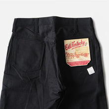 Load image into Gallery viewer, NOS 1960's "OLD KENTUCKY" SLIM TAPARED BLACK TWILL PANTS (W29)