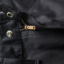 Load image into Gallery viewer, NOS 1960's "OLD KENTUCKY" SLIM TAPARED BLACK TWILL PANTS (W29)