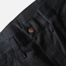 Load image into Gallery viewer, NOS 1960's "OLD KENTUCKY" SLIM TAPARED BLACK TWILL PANTS (W29)