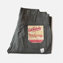 Load image into Gallery viewer, NOS 1960's "OLD KENTUCKY" SLIM TAPARED TWILL PANTS (W30) OLIVE