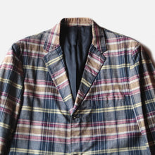 Load image into Gallery viewer, 1960's "COLLEGE TOWN" INDIA MADRAS THREE BUTTON JACKET (MEDIUM)