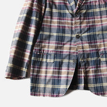 Load image into Gallery viewer, 1960's "COLLEGE TOWN" INDIA MADRAS THREE BUTTON JACKET (MEDIUM)