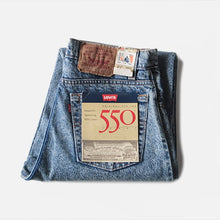 Load image into Gallery viewer, NOS 1980's "LEVI'S" 550 TAPARED DENIM PANTS (W31)