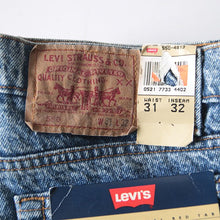 Load image into Gallery viewer, NOS 1980's "LEVI'S" 550 TAPARED DENIM PANTS (W31)