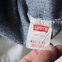 Load image into Gallery viewer, NOS 1980's "LEVI'S" 550 TAPARED DENIM PANTS (W31)