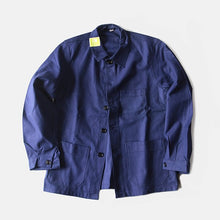 Load image into Gallery viewer, NOS FRENCH WORK COTTON TWILL JACKET (LARGE)