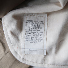 Load image into Gallery viewer, NOS 1940's "USARMY" DOUBLE STITCH CHINO TROUSER (W32)